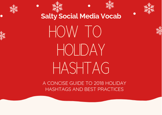 holiday hashtags 2018