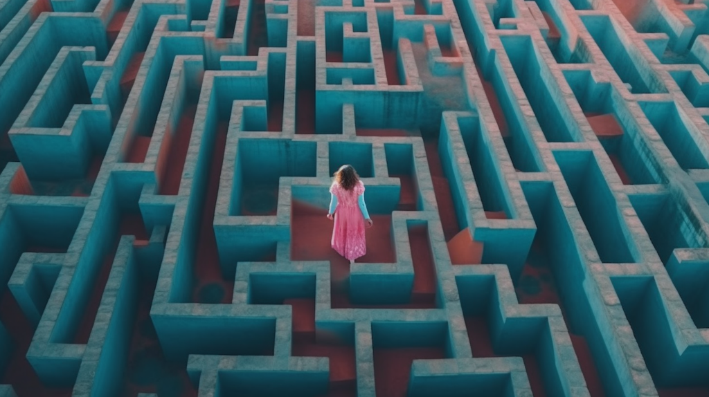 maze, labyrinth